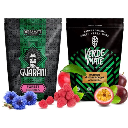 Tienda de Yerba Mate - Yerba Mate Fruta Dúo Juego 2x500g 2x0.5kg - Sets ...