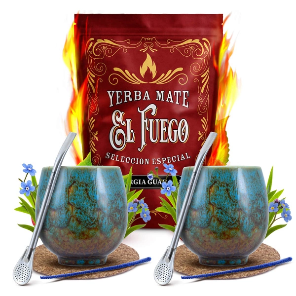 Yerba Mate set de inicio para dos 500g