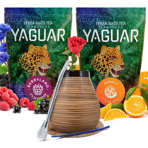 Verde Mate juego yerba mate cerámica calabaza bombilla