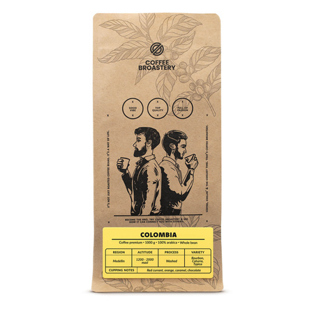 Coffee Broastery - Café arábica en grano Colombia Medellin Premium 1 kg