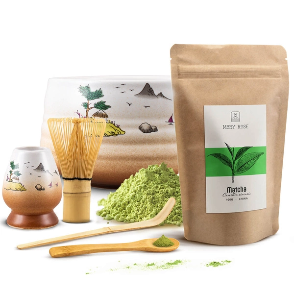 Juego para preparar té matcha