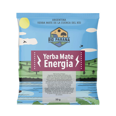 Yerba Mate Energia Set PARA DOS Calabaza Bombilla