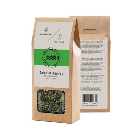 Set para Acuario: té del zodíaco + piedra mágica