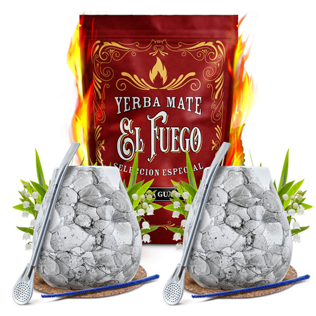 Yerba Mate set de inicio para dos 500g