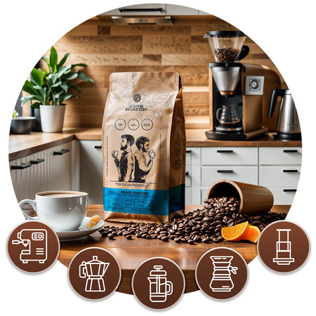 Set de Coffee Broastery Brazil Cerrado + Brazil Guaxupe 2x1kg (2kg)