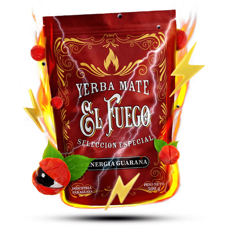 Yerba Mate set de invierno Verde Mate El Fuego 2x500g + accesorios
