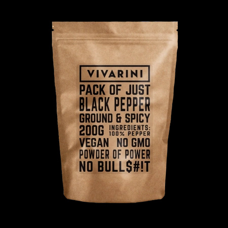 Vivarini – Pimienta negra (molida) 200 g