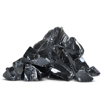 Obsidiana negra (piedra bruta) 1 ud.