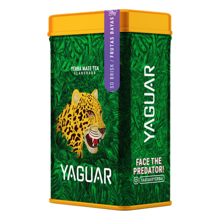 Yerbera – lata con Yaguar Frutas Bayas 0,5 kg