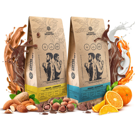 Set de Coffee Broastery Brazil Cerrado + Brazil Guaxupe 2x1kg (2kg)