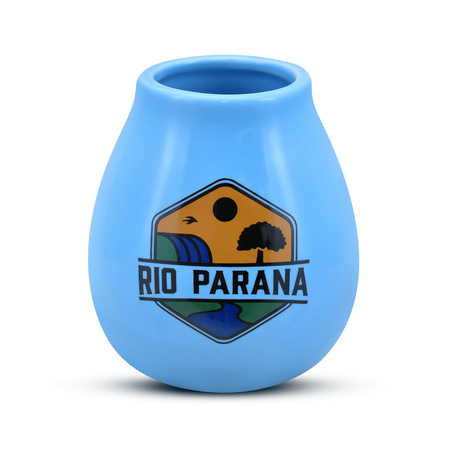 Yerba Mate Rio Parana Set PARA DOS Calabaza Bombilla 1000g