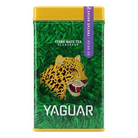 Yerbera – lata con Yaguar Frutas Bayas 0,5 kg