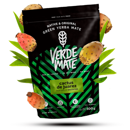 Yerba Mate Set para parejas y principiantes Verde Mate Herbal Energy 500g + Verde Mate Cactus de juarez 500g