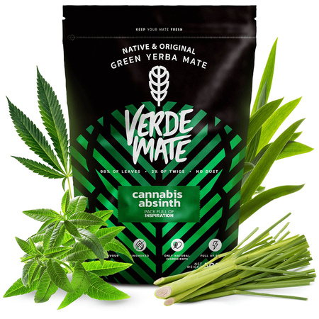 Set de regalo Yerba Mate Verde Mate Cannabis 0,5kg