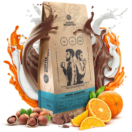 Coffee Broastery - Café arábica en grano Brazil Guaxupe Premium 400 g