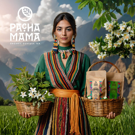 Set de inicio de Guayusa Pachamama 2x250g