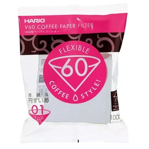 Filtros de papel para gotero Hario V60-01 (100 unidades)