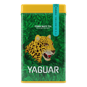 Yerbera – Lata con Yerba Mate Yaguar Fiesta 0,5 kg 