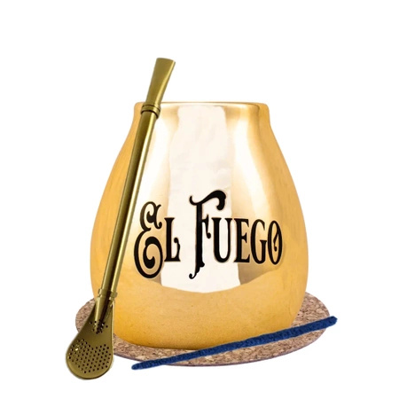 El original juego de yerba mate de El Fuego